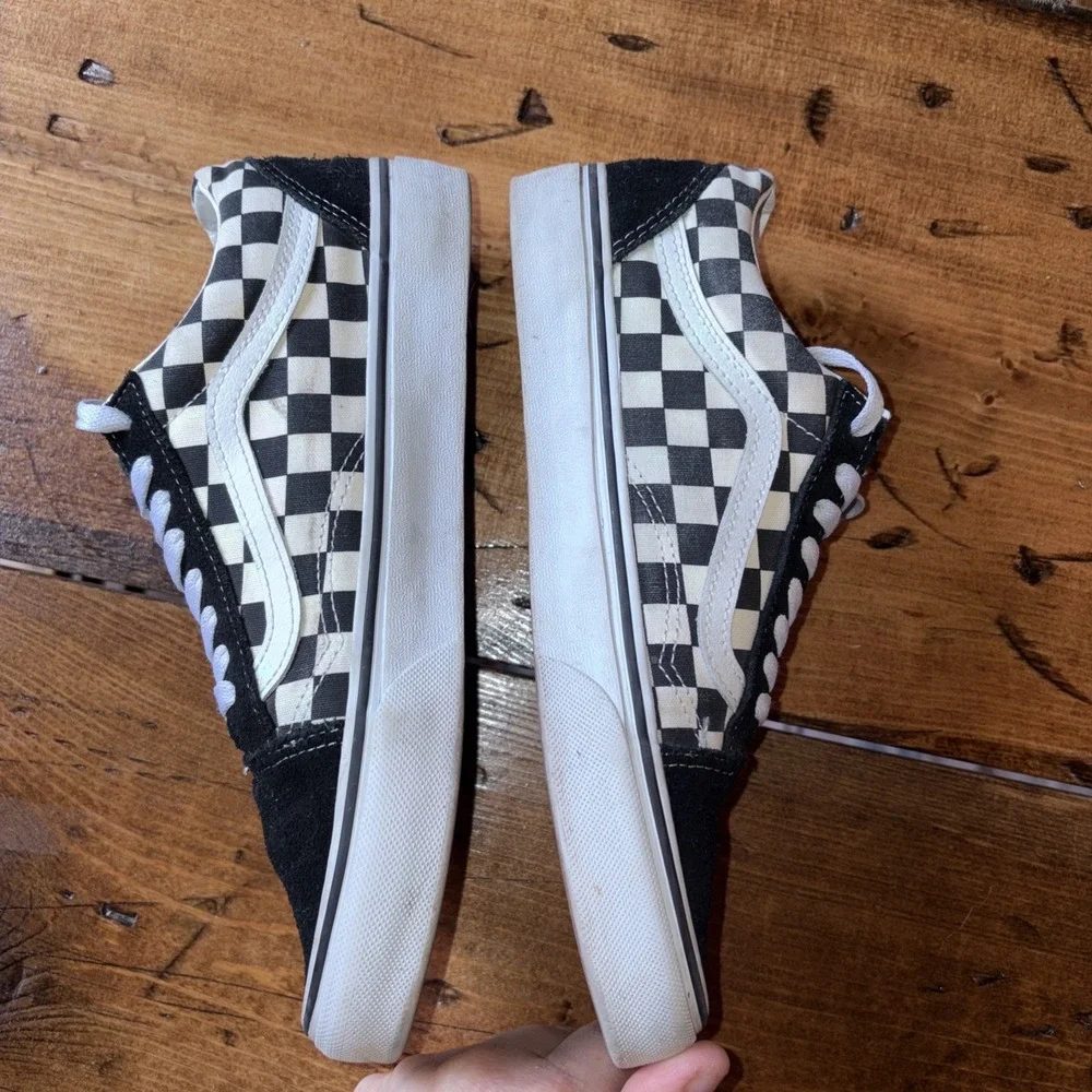 Vans Old Skool Off The Wall Skate Retro Check Sneaker Shoes Men's 8